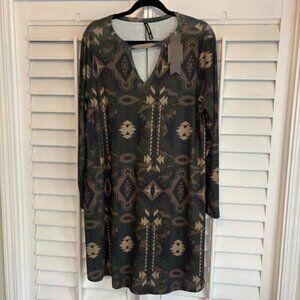 Crazy Train‎ Aztec Print Dress Size Large